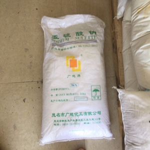 亞硫酸鈉，Na2SO3
