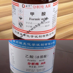 蟻酸，乙酸，甲酸，醋酸，冰醋酸，冰乙酸之間的名稱關(guān)系